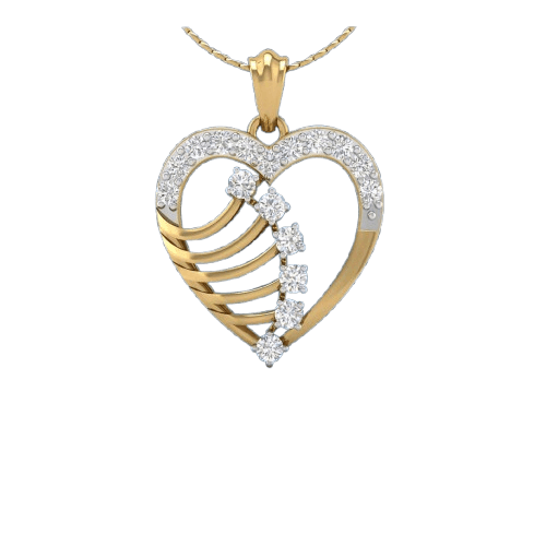 Diamond Love Shape LOCKET