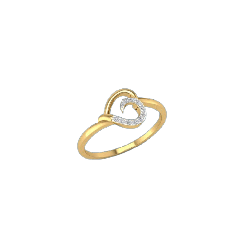 LOVE SHAPE DIAMOND RING