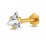 Triangle DIAMOND CUT NOSE PIN