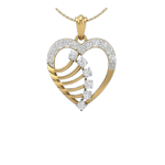 Diamond Love Shape LOCKET