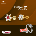 Best Package Color 7+7 STONE NOSEPIN Finger Ring Free