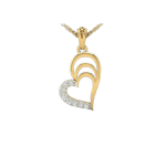 Diamond Love Shape LOCKET