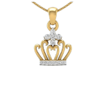 Diamond CROWN LOCKET
