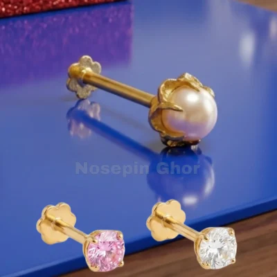 China Parl Nosepin + Free 2pcs